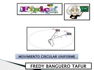 Movimiento Circular Uniforme