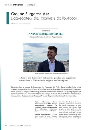 Echo de la Baie - Interview Antoine Burgermeister - Février 2023