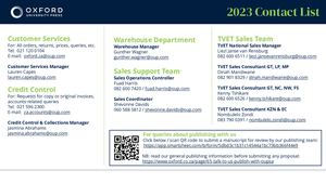 Oupsa 2023 Contact List