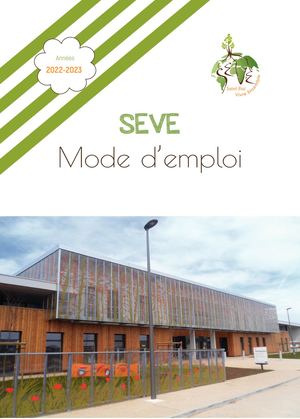 Seve Mode D'emploi