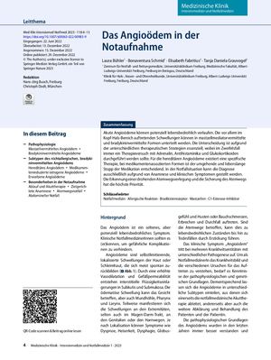 02 Das Angioödem In Der Notaufnahme