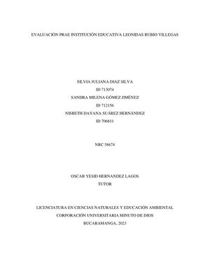 Matriz Dofa Prae I E Leonidas Rubio