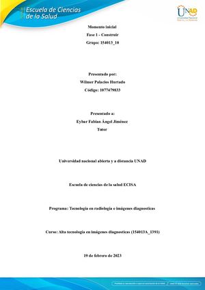 Cartilla De La Historia Del Tomografo