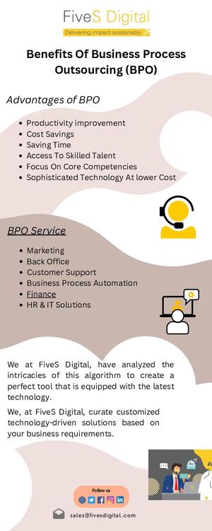 Benefits Of Business Process Outsourcing (Bpo)