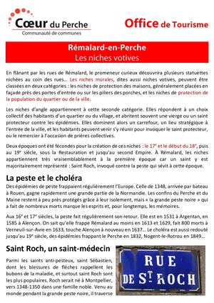 Les niches votives de Rémalard