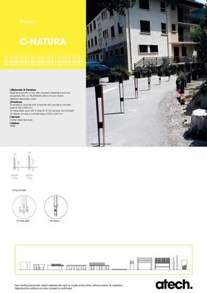 Atech Bollard C Natura