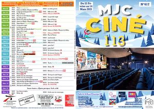 MJC CINE 113 - Programme N°617 (Du 22 Février Au 14 Mars 2023)v2