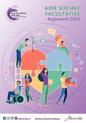 Aide Sociale Facultative - Édition 2023 - ALFORTVILLE - Maison des Solidarité Gisèle Halimi - CCAS