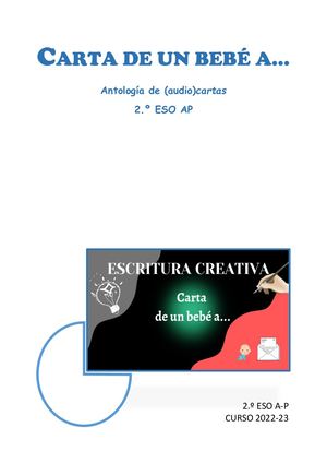 CARTA DE UN BEBÉ