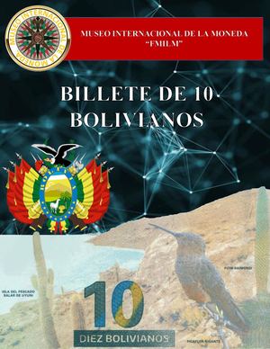 Billete De Diez Bolivianos, Museo Internacional De La Moneda