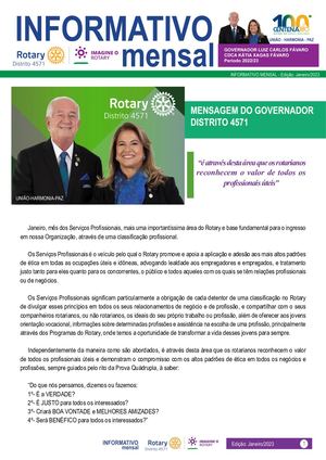 Informativo Mensal JAN 2023 Gd Luiz Carlos Fávaro