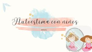 Manual para trabajar autoestima (en niños)