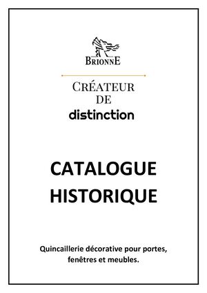 Brionne Catalogue Historique