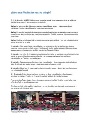 Navidades En El Cole