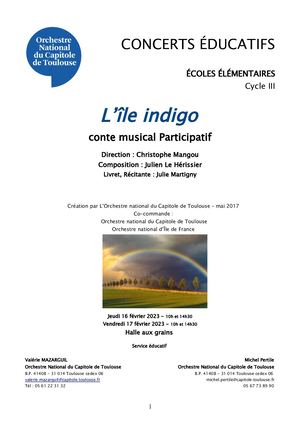 Dossier Pédagogique - L'île Indigo
