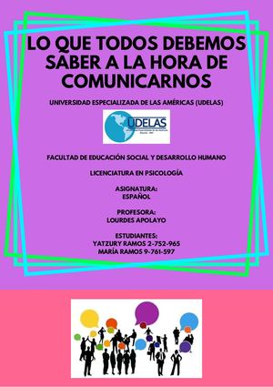 Lo que todos debemos saber a la hora de comunicarnos