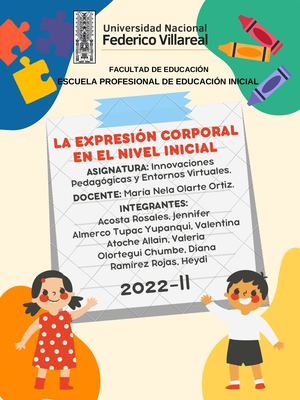 La Expresión Corporal En El Nivel Inicial Grupo 3