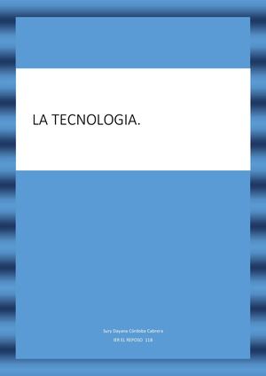 La Tecnologia.