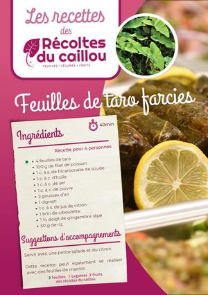 Feuilles De Taro Farcies