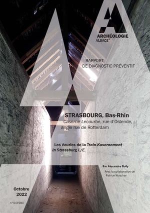 STRASBOURG, Caserne Lecourbe, rue d’Ostende, angle rue de Rotterdam (d)