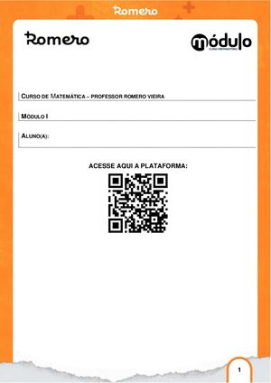 Apostila Isolado De Matemática 2023 Módulo1 Sem Timbrado Original