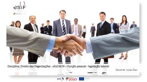 Direito Org._ Ufcd 0674 – Função Pessoal(1)