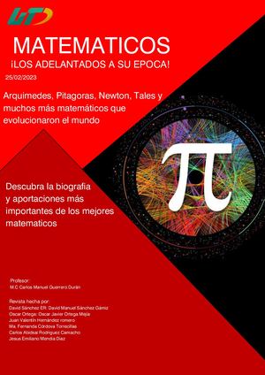 Revista De Matemáticos