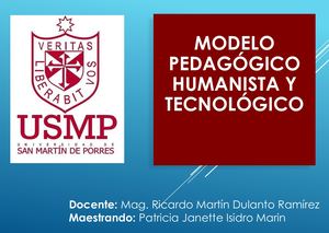 Modelo Humanista y Tecnológico