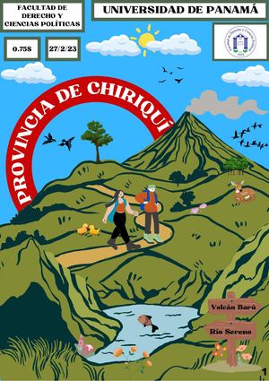 Revista Sobre la Provincia De Chiriquí