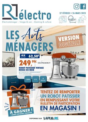 Catalogue RELECTRO - ARTS MENAGERS