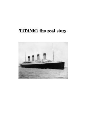Titanic History Google Docs