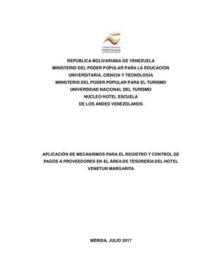 INFORME N°1515 PASANTIA ADMINISTRATIVA  TRABAJO DE GRADO 2017