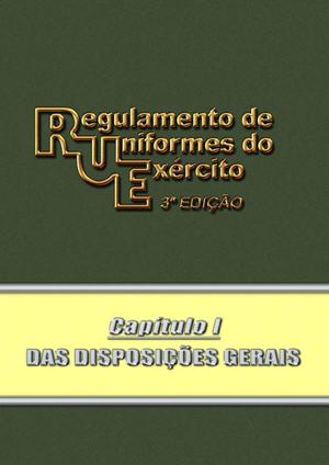 RUE - Capitulo I - DAS DISPOSIÇÕES GERAIS