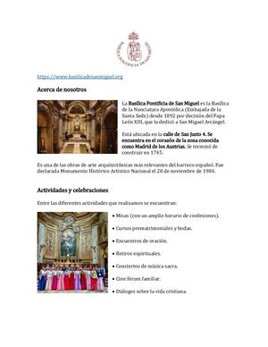 Basílica Pontificia de San Miguel | Basílica Pontificia de San Miguel en Madrid