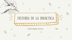 Historia de la didactica