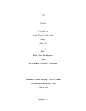 Fase 1 Altas Tecnologia E Imagenes Diagnosticas