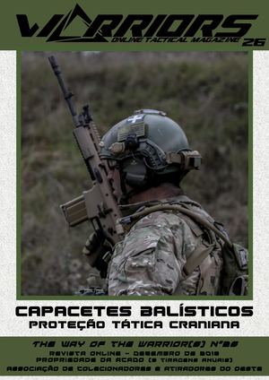 Revista Warriors No26 Capacetes Balisticos