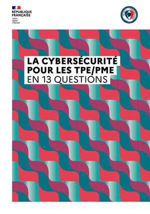 TPE / PME - La Cybersecurite en 13 Questions - Ansii