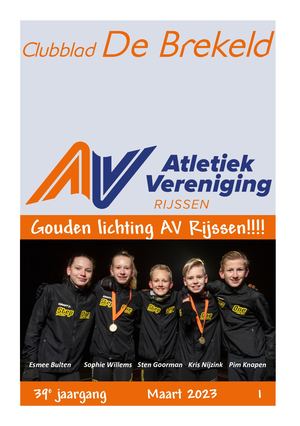 Clubblad Maart 2023