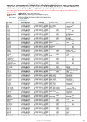 202302 Orkal Fitting Distributeur Stock Prix Delais Dispo Aog Lta