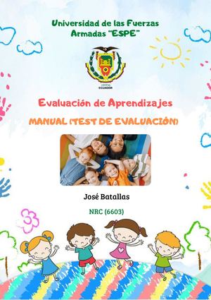 Manual De Test De Evaluación José Batallas Nrc (6603)