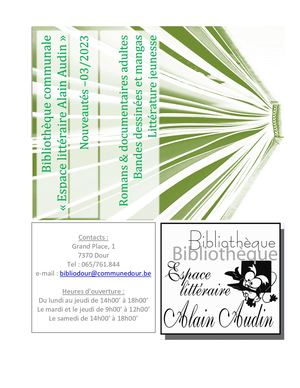 Nouveautés Mars 2023