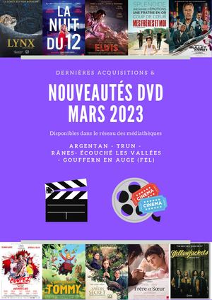 Nouveautés DVD Mars 2023 f