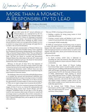 More Than a Moment, a Responsibility to Lead