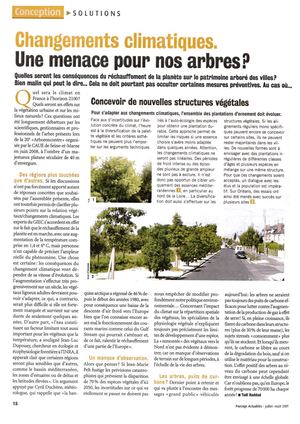 (ARBO-20)-Changements climatiques. Une menace pour nos arbres ?