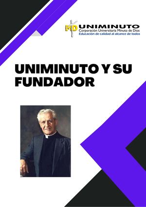 Calaméo - Cartilla Uniminuto Y Su Fundador