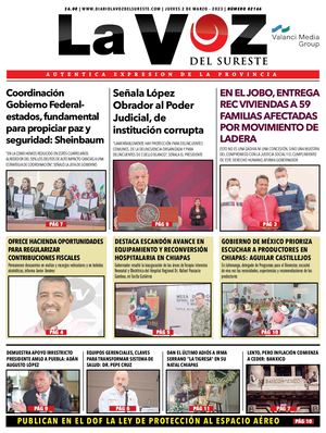 La Voz del Sureste 02 03 2023