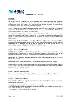Charte  Télétravail DA - 01102020