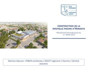 Réunion publique du 01 mars - Projet piscine municipale