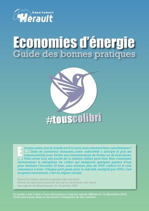 Economie d'énergie : Guide des bonnes pratiques